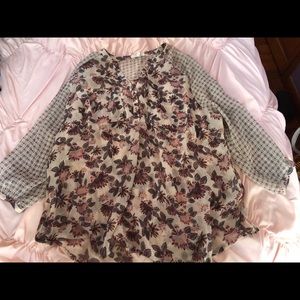 3 for $12 Maurice’s Long Sleeve Sheer Top